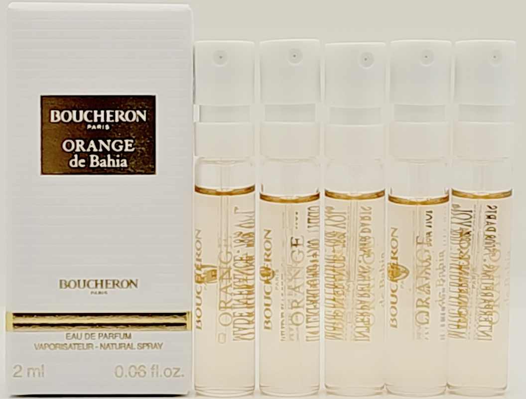 Lot 5 of BOUCHERON Orange de Bahia Eau de Parfum 2ml Ghbb Trading