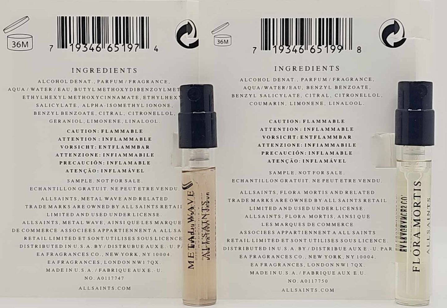 AllSaints Flora Mortis Eau de Parfum 0.05oz Sample