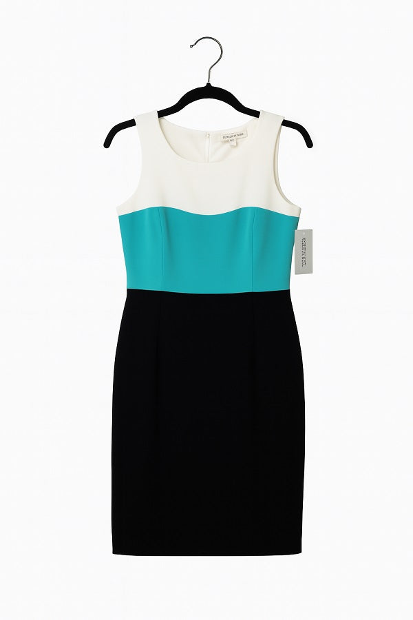 Kasper Colorblock Sheath Dress Size 4 Ghbb Trading