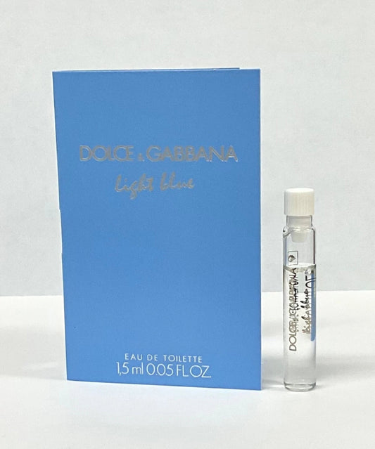 Dolce & Gabbana Light Blue EDT 1.5ml Women’s Fragrance Sample Ghbb Trading