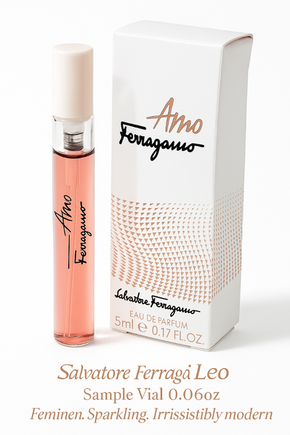 Salvatore Ferragamo Amo Eau de Parfum 5ml spray – mini perfume for women by Ghbb Trading