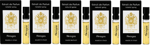 Lot of 5 Tiziana Terenzi AKRAGAS Extrait de Parfum 1.5ml Spray Vials – Unisex Niche Perfume Sample Ghbb Trading