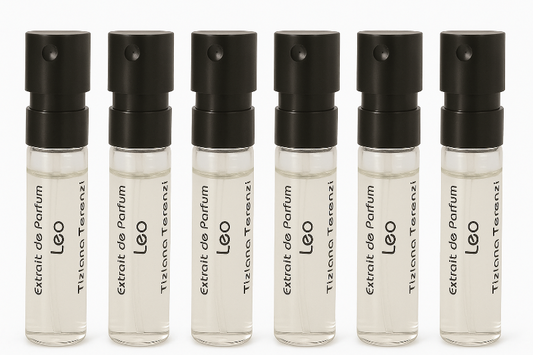 Lot of 6 Tiziana Terenzi LEO Extrait de Parfum 1.5ml vials – unisex luxury niche fragrance samples Ghbb Trading